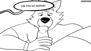 Gay Furry Blowjob Animation POV oral Cumshots Multiple Cum in Mouth Uncut