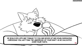 Gay Furry Blowjob Animation POV oral Cumshots Multiple Cum in Mouth Uncut