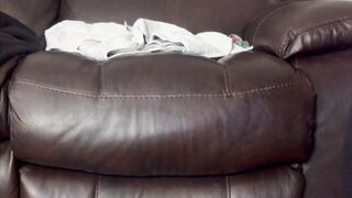 Bad Dragon XL Taurion stretches my fat ass until I choke on cum