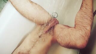 Shower Rain Endurance Edging A gay skinny guy gets wrecked slow and steady