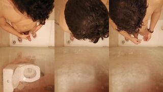 Happy Valentine Day Let's take a hot shower with this big cock