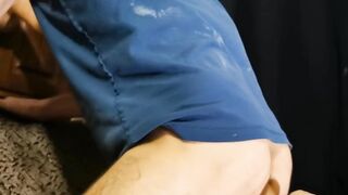 Straight guy destroyed by massive dildo in tight chair ride and throat fuck