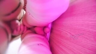 Femboy bent over stretched raw breeding slapping tight hole