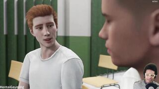 Army buddies stripped naked big cock ravaged redhead jock