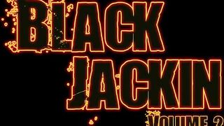Black Jackie Vol. 2 jacking off thick ebony cock solo
