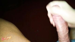 Massive veiny cock strokes to gay solo climax with deep moaning