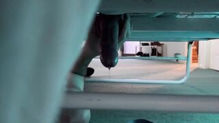 Milking loads of precum and cum on a cut cock