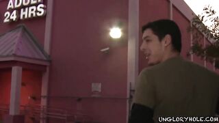 Tony Douglas gets destroyed by Richie Sabatini in the glory hole booth
