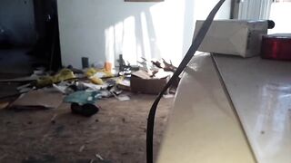 Hubby drowns wife’s panties and pants with gay piss