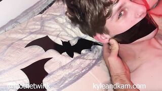 Halloween surprise for my boyfriend becomes a kinky night of pounding and blowjobs