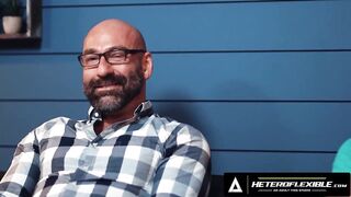 Stepdaddy’s Bareback Hulk Fucks Twink Stepson Raw and Gushing