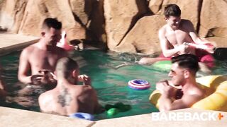 Arno Antino wrecked by ravenous gangbang cumdump sluts