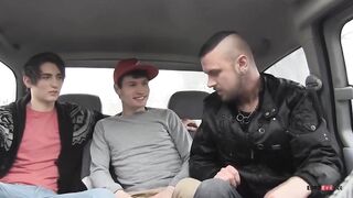 Jamie Lee Kyle Martin and Scott Williams raw threeway in the minivan