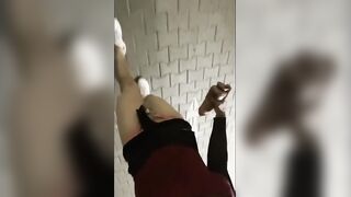 Intens caught exposing sissy sissy public training cumshot