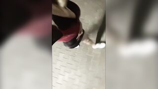 Intens caught exposing sissy sissy public training cumshot