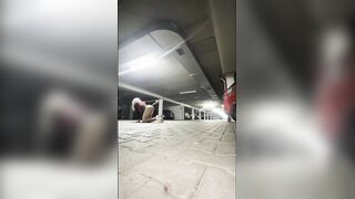 Intens caught exposing sissy sissy public training cumshot