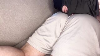 Eager ass sniffer choked by face fucking fart gusts