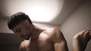 Markin Wolf's massive cock owns Bruno Draco raw brutal fucking