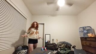 Femboy f*cked raw with anal toys and panties cumming hard