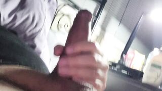 Chastity cage destroyed my nub until I bust a thick load on camera