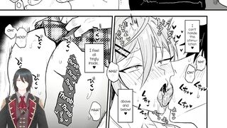 Kawaii weak ass inkya boy gets bred by alpha males