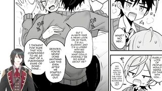 Kawaii weak ass inkya boy gets bred by alpha males