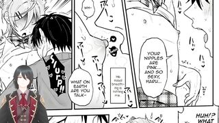 Kawaii weak ass inkya boy gets bred by alpha males