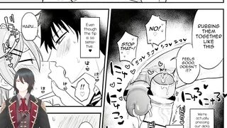 Kawaii weak ass inkya boy gets bred by alpha males