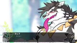 Gay Furry Dog Gets Big Dick Fucked Raw Til He Chokes On Cum