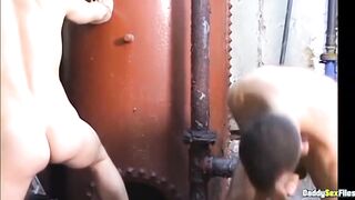 Ripped daddies destroy hole in raw gay compilation