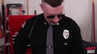 Officer Jack Reed In Full Uniform Makes You Beg For His Big Cock Alone