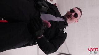 Officer Jack Reed In Full Uniform Makes You Beg For His Big Cock Alone