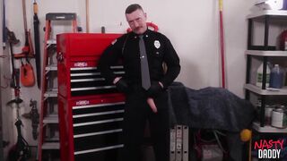 Officer Jack Reed In Full Uniform Makes You Beg For His Big Cock Alone